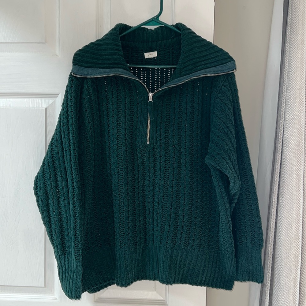 Aerie cable 1/4 zip